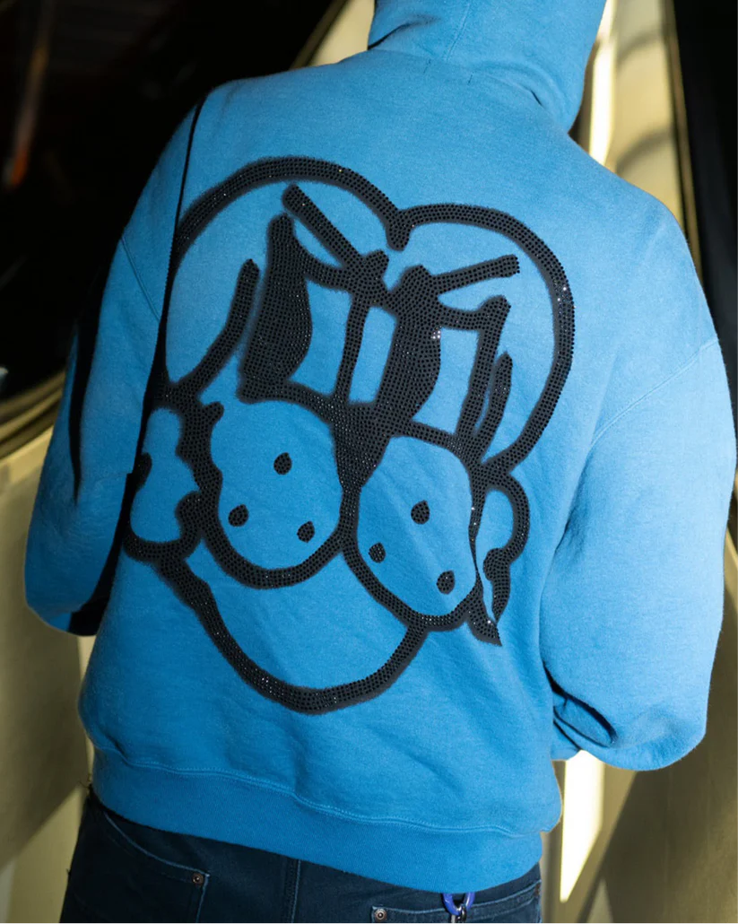 CHITO Shiny Finesse Pup 1/4 Zip Pullover Hoodie - C0225K003 CHITO Shiny Finesse Pup 1/4 Zip Pullover Hoodie - C0225K003