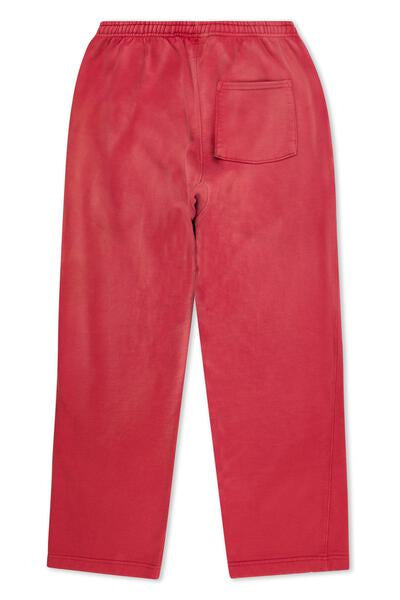 Red Straight Leg sweatpants