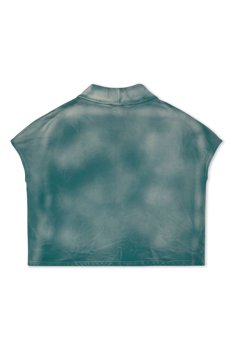 Sun Faded Teal Poncho