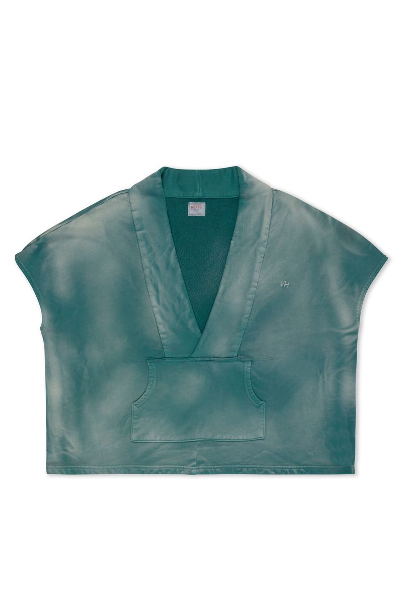 Sun Faded Teal Poncho