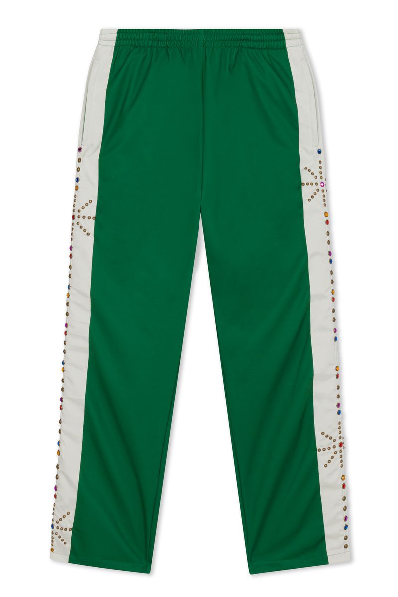 Studded Leroy Track Pant (green)