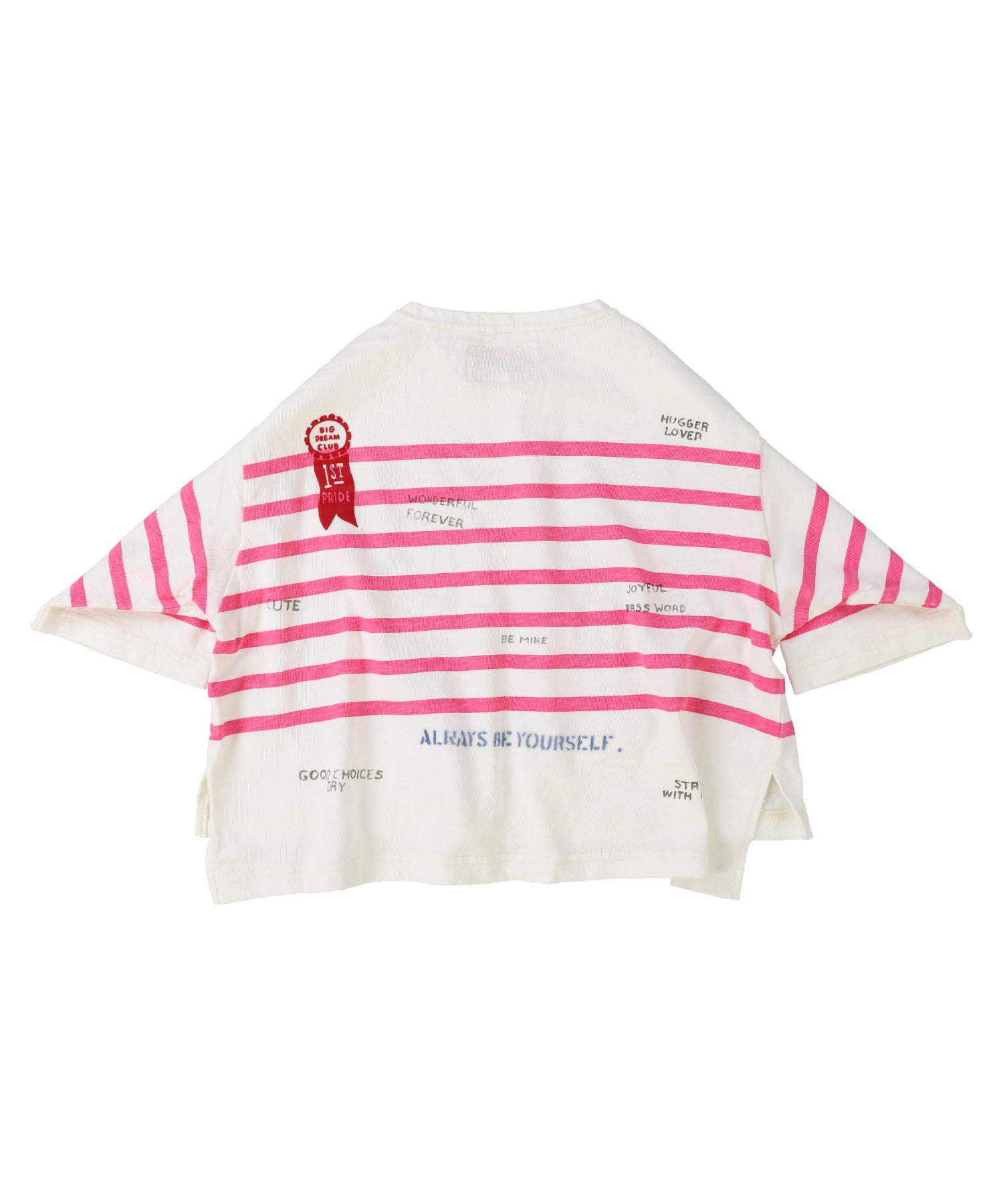 Denim Dungaree Cotton Jersey Striped and Printed TEE