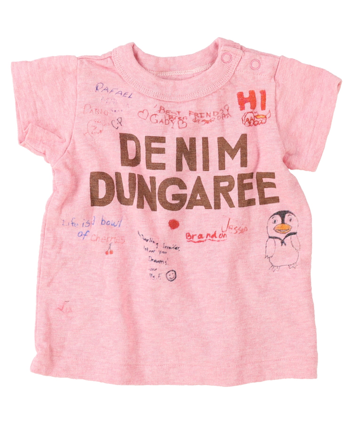 Denim Dungaree Cotton Jersey DENIM DUNGAREE BABY TEE