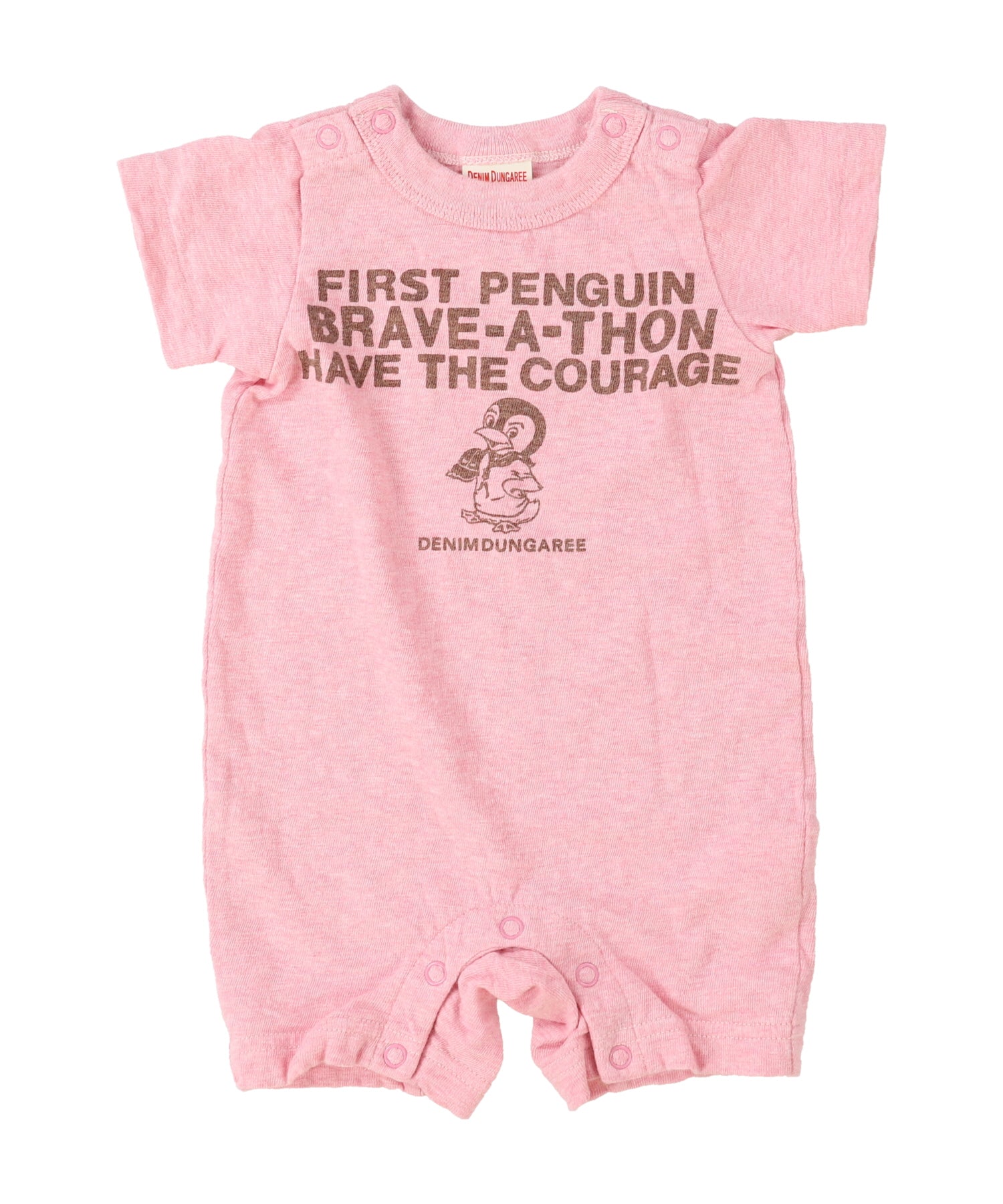 Denim Dungaree Cotton Jersey PENGUIN BABY Rompers