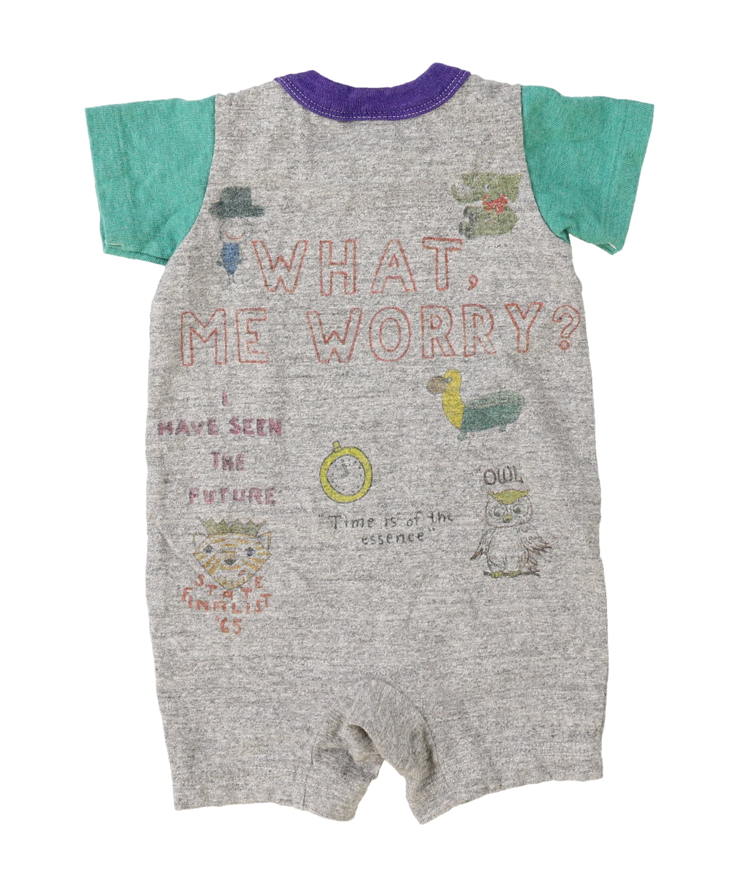 Denim Dungaree Cotton Jersey PENGUIN BABY Rompers