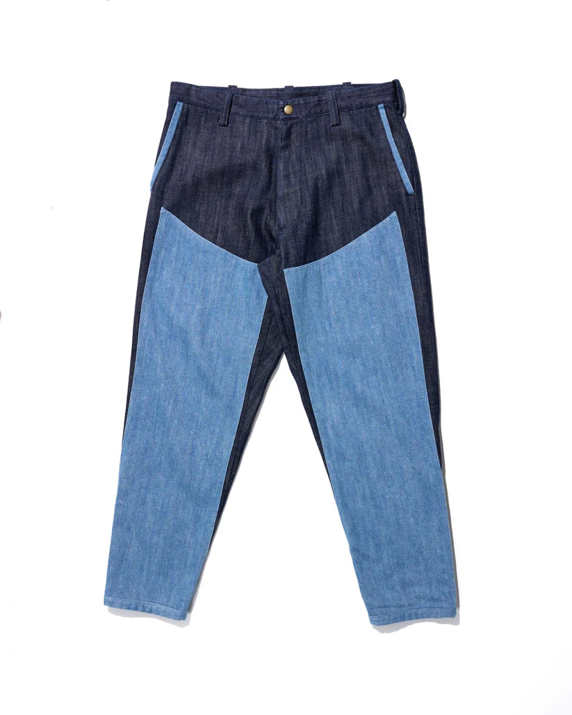 CHITO 4 Pocket Double Knee Indigo Denim (M) - C0225D004