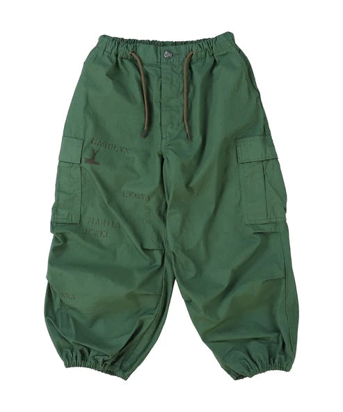 Denim Dungaree Antique Weather Cloth Cargo Pants