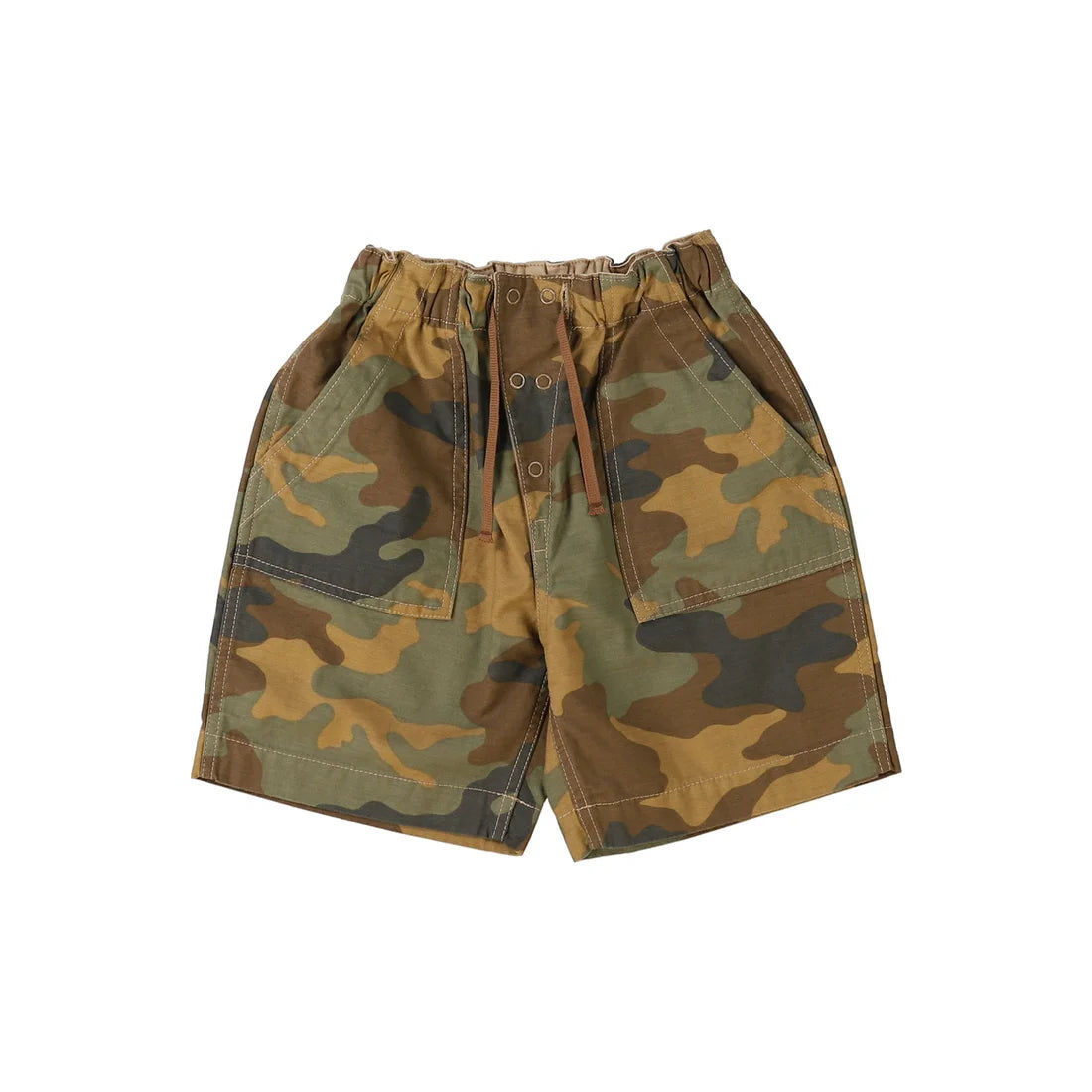 Denim Dungaree Backsatin Shorts