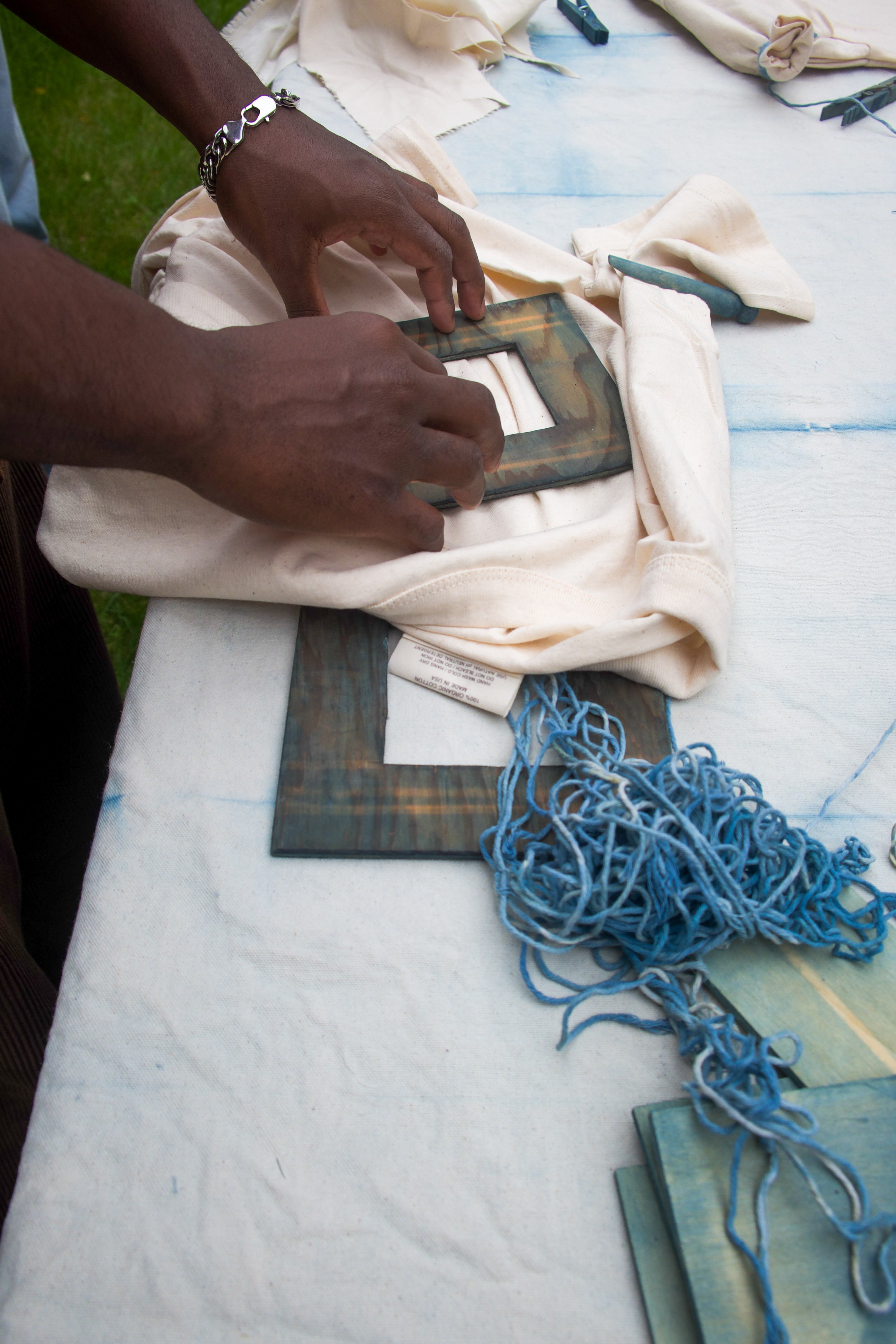 Natural Indigo Workshop including an AWR blank tee