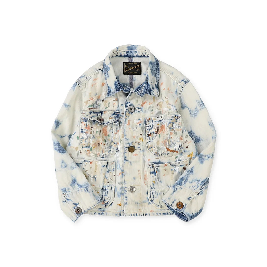 Go To Hollywood Work Denim Damaged Coverall