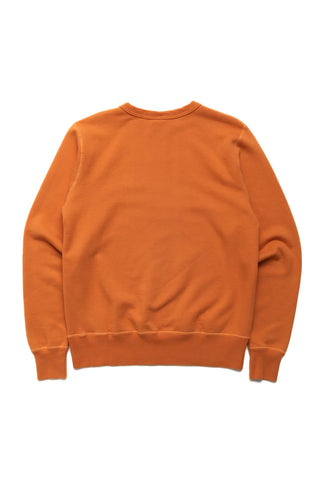 Set-In Crew Neck Sweatshirt - Orange