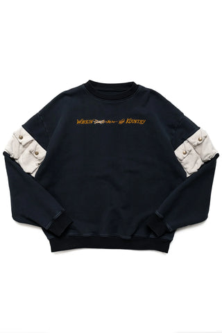 SWT Knit 2Tones Nickel “8” sleeve SWT shirt