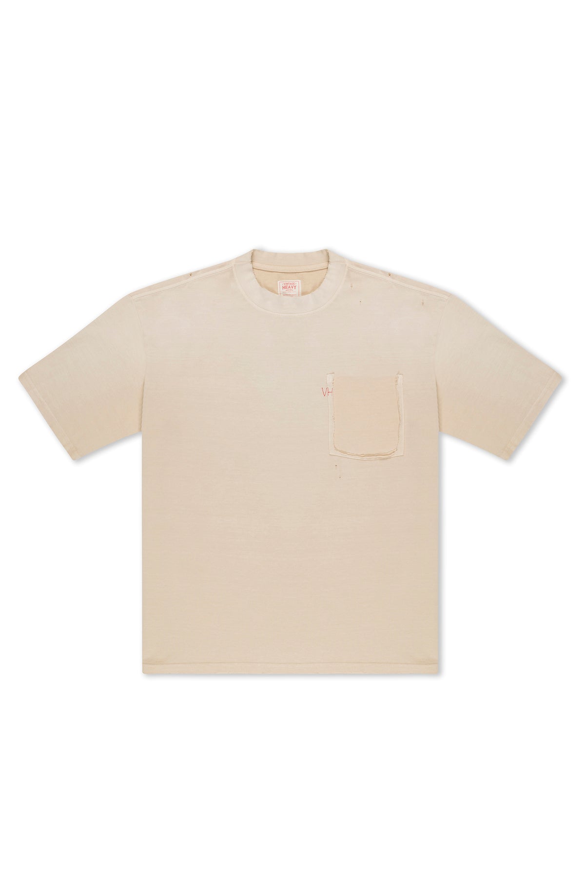 Tan Blown Pocket Tee