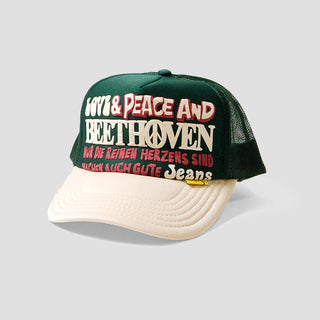 Love & Peace And Beethoven Trucker HAT