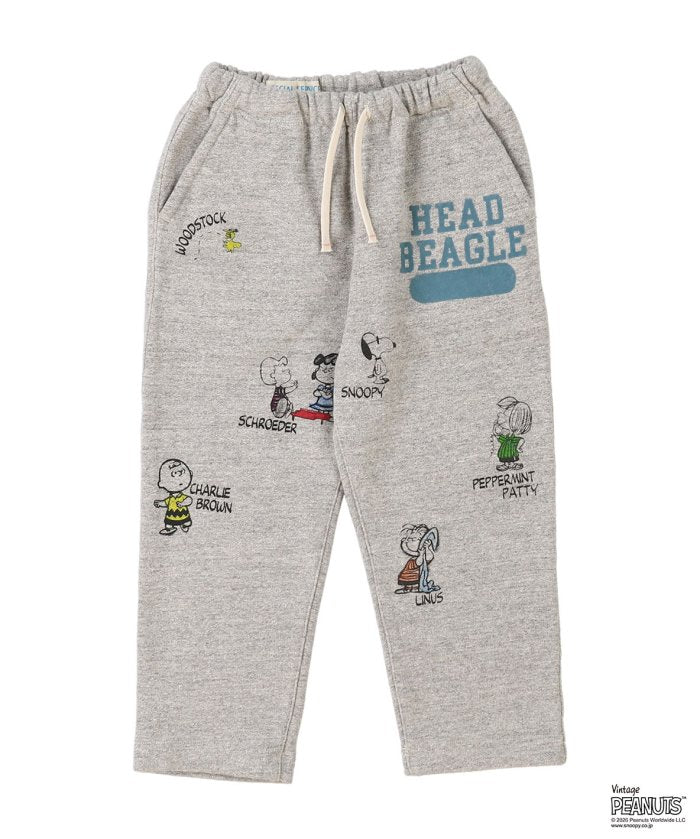 Denim Dungaree Pile SNOOPY Pants