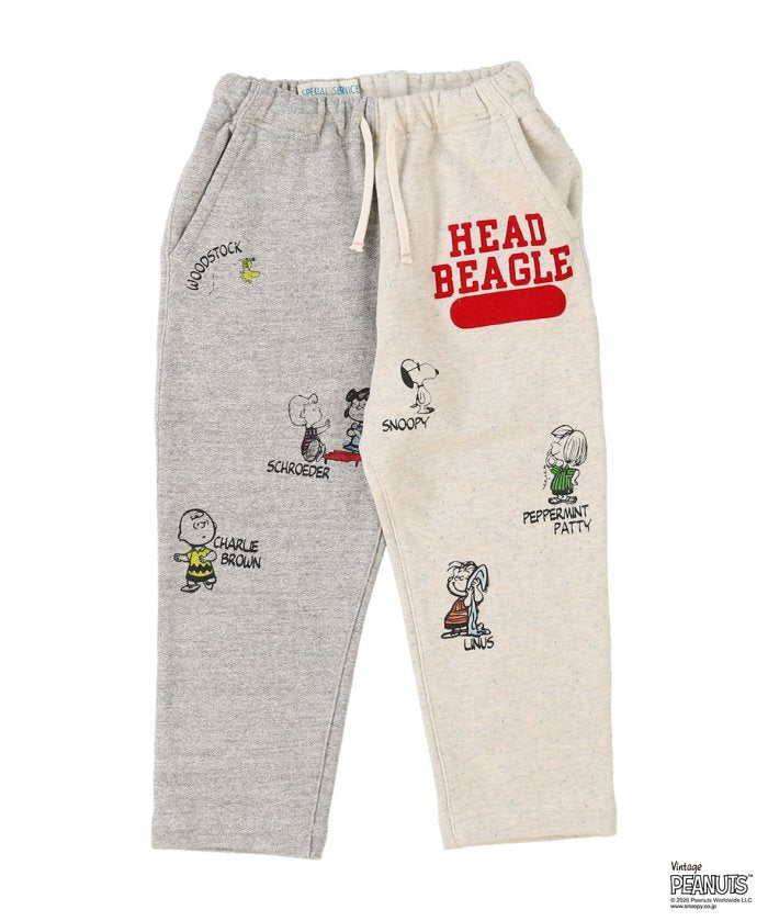 Denim Dungaree Pile SNOOPY Pants