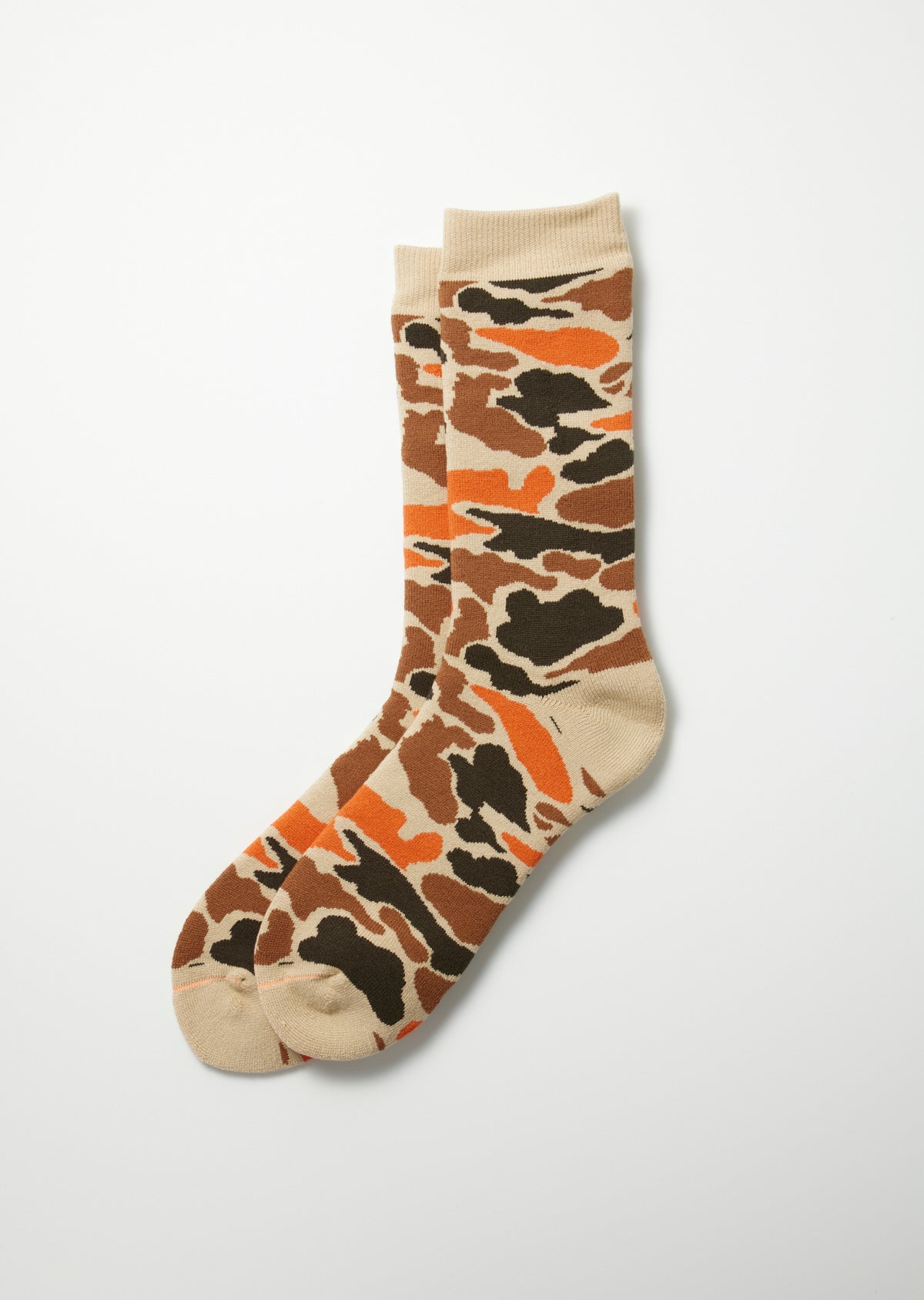 ROTOTO PILE CAMO CREW SOCKS