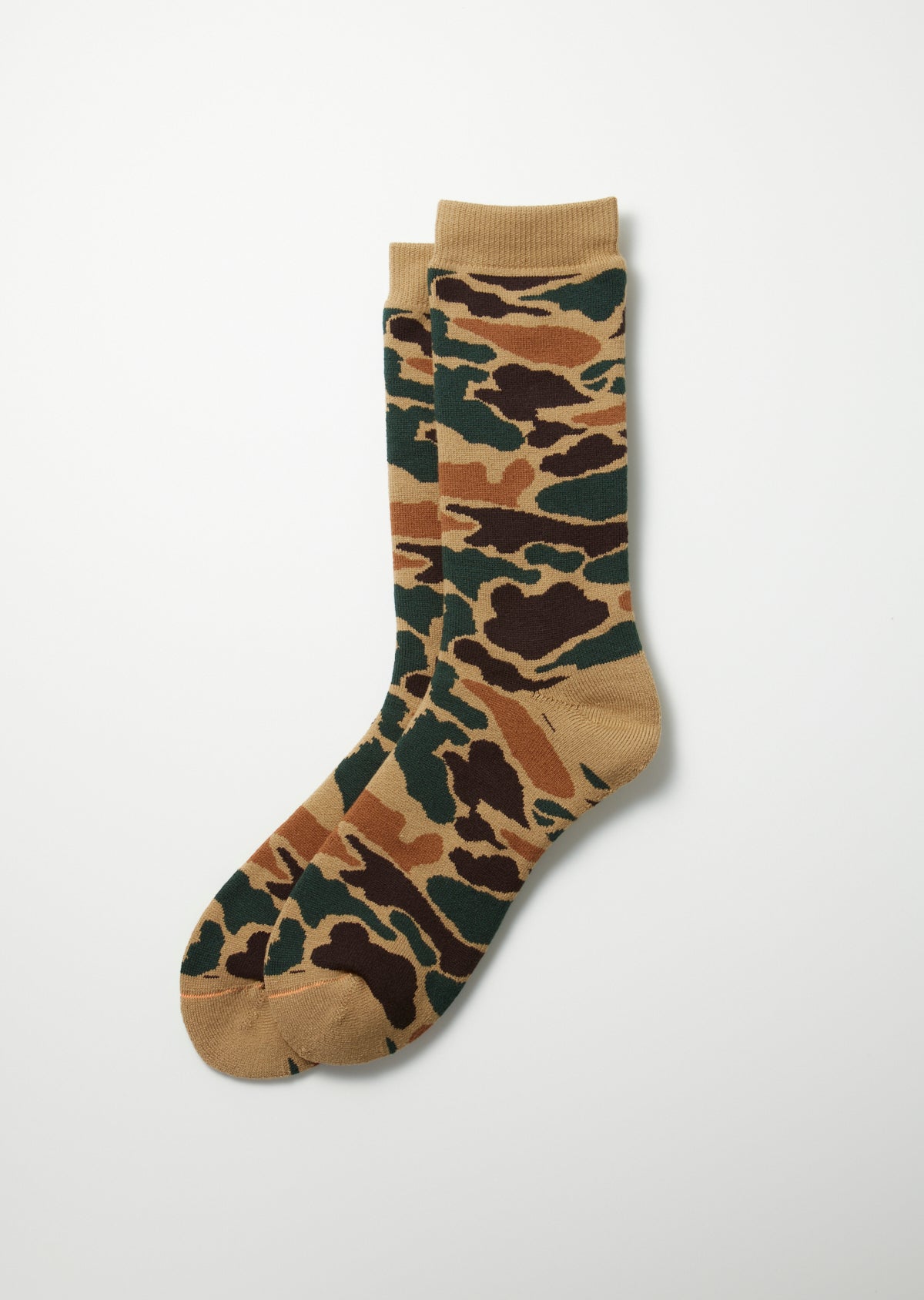 ROTOTO PILE CAMO CREW SOCKS