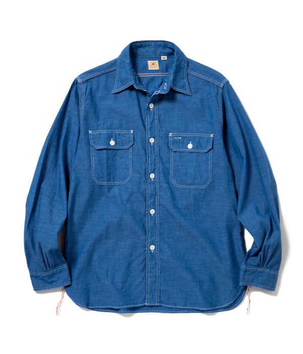 Vat dye chambray work shirt – Heavy Market™