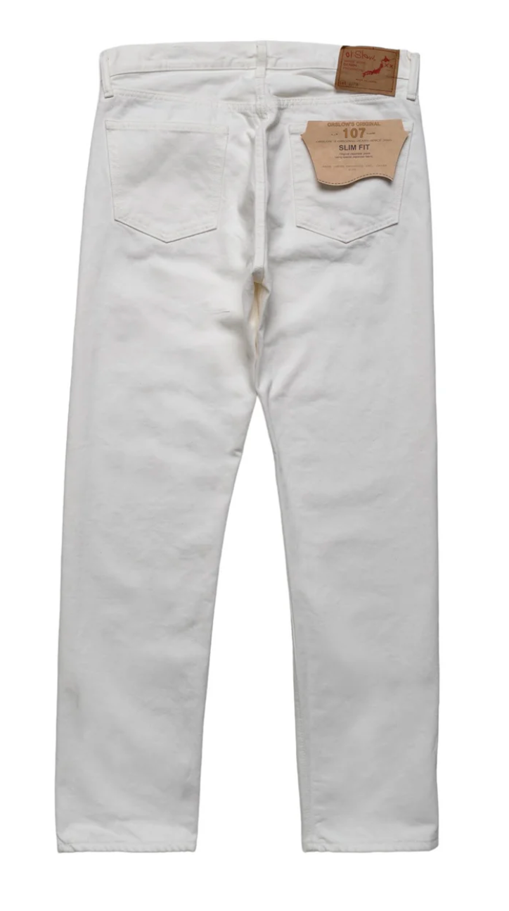 OrSlow 107 Ivy Fit Denim - White