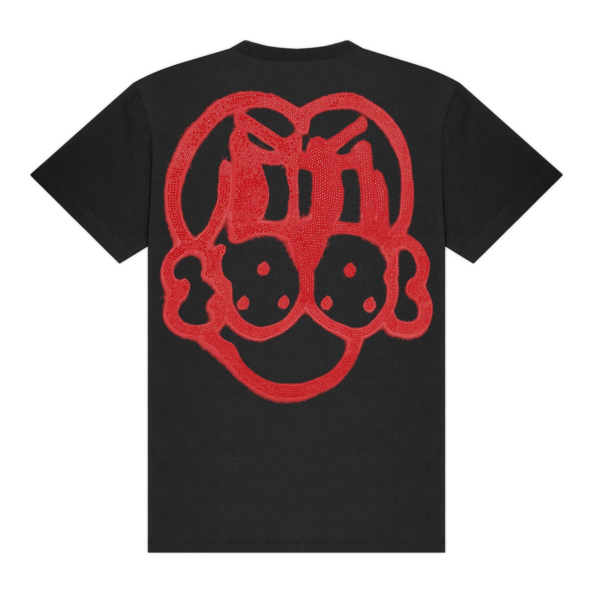 CHITO Shiny Finesse Pup Tee (Black/Red)
