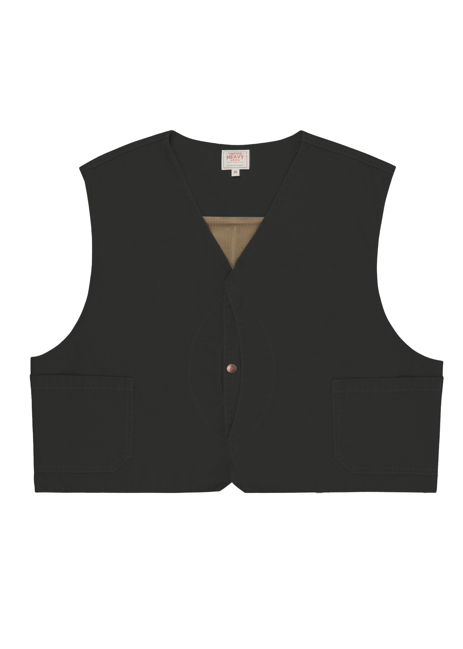 Ripstop Vest Black