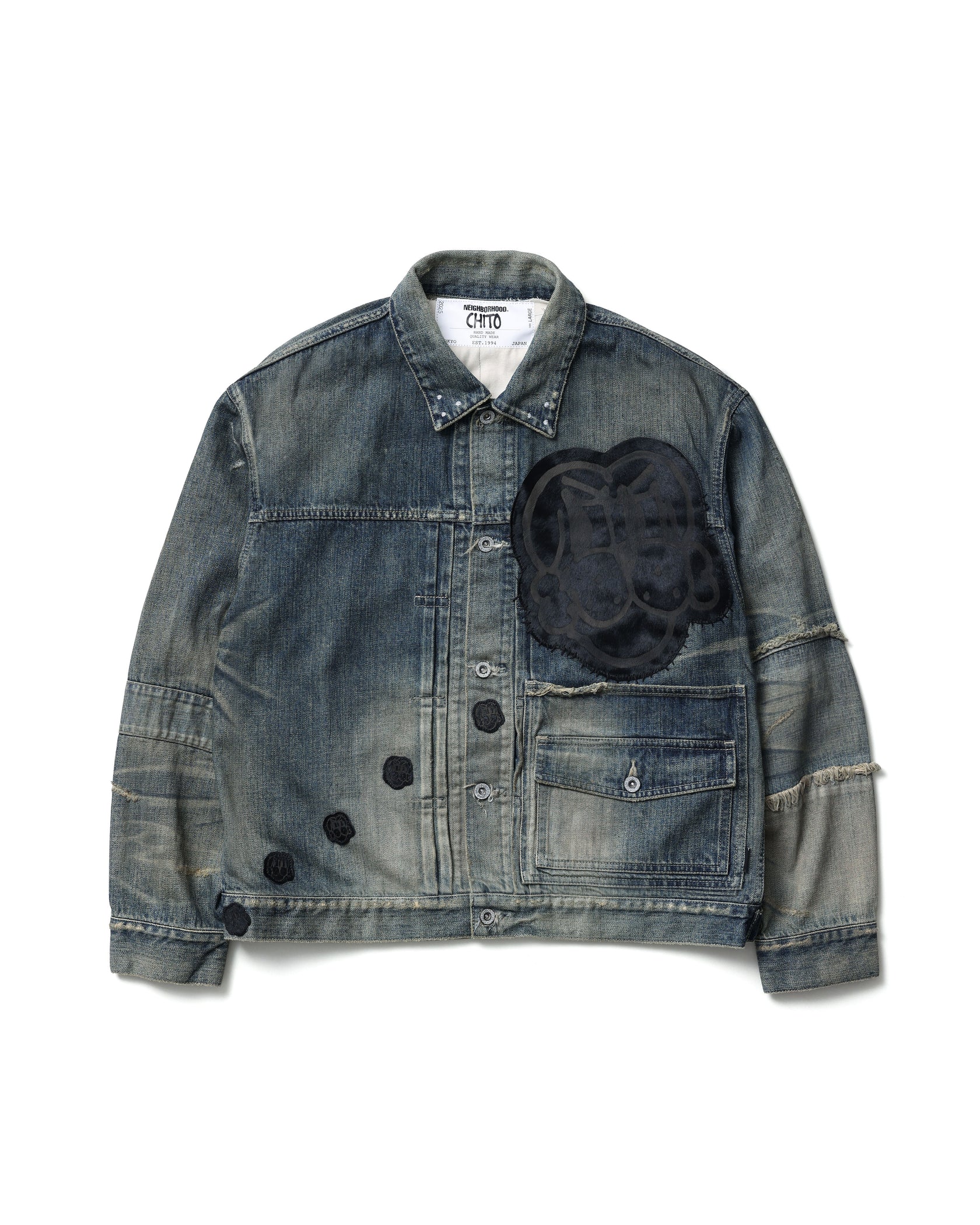 CHITO X NEIGHBORHOOD SAVAGE DENIM JACKET (INDIGO)