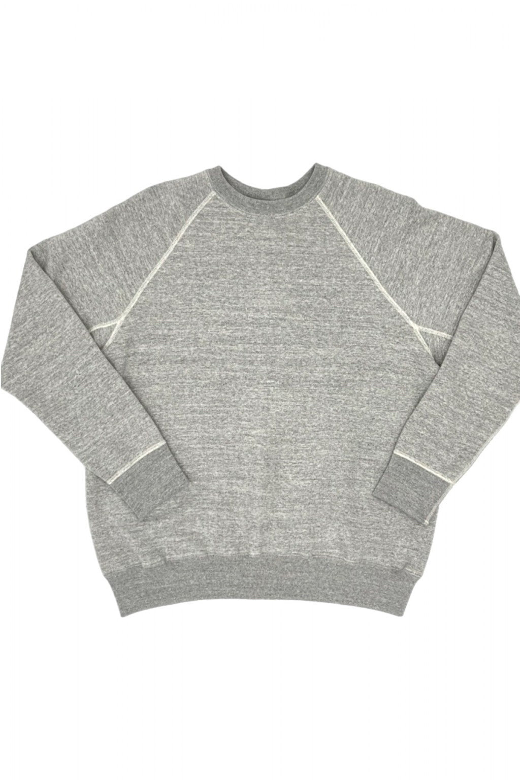 Heather gray Loopwheel crewneck sweatshirt