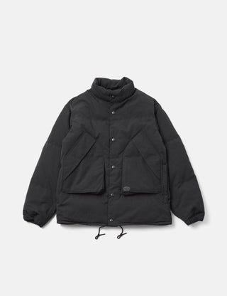 Recycled down jacket - black
